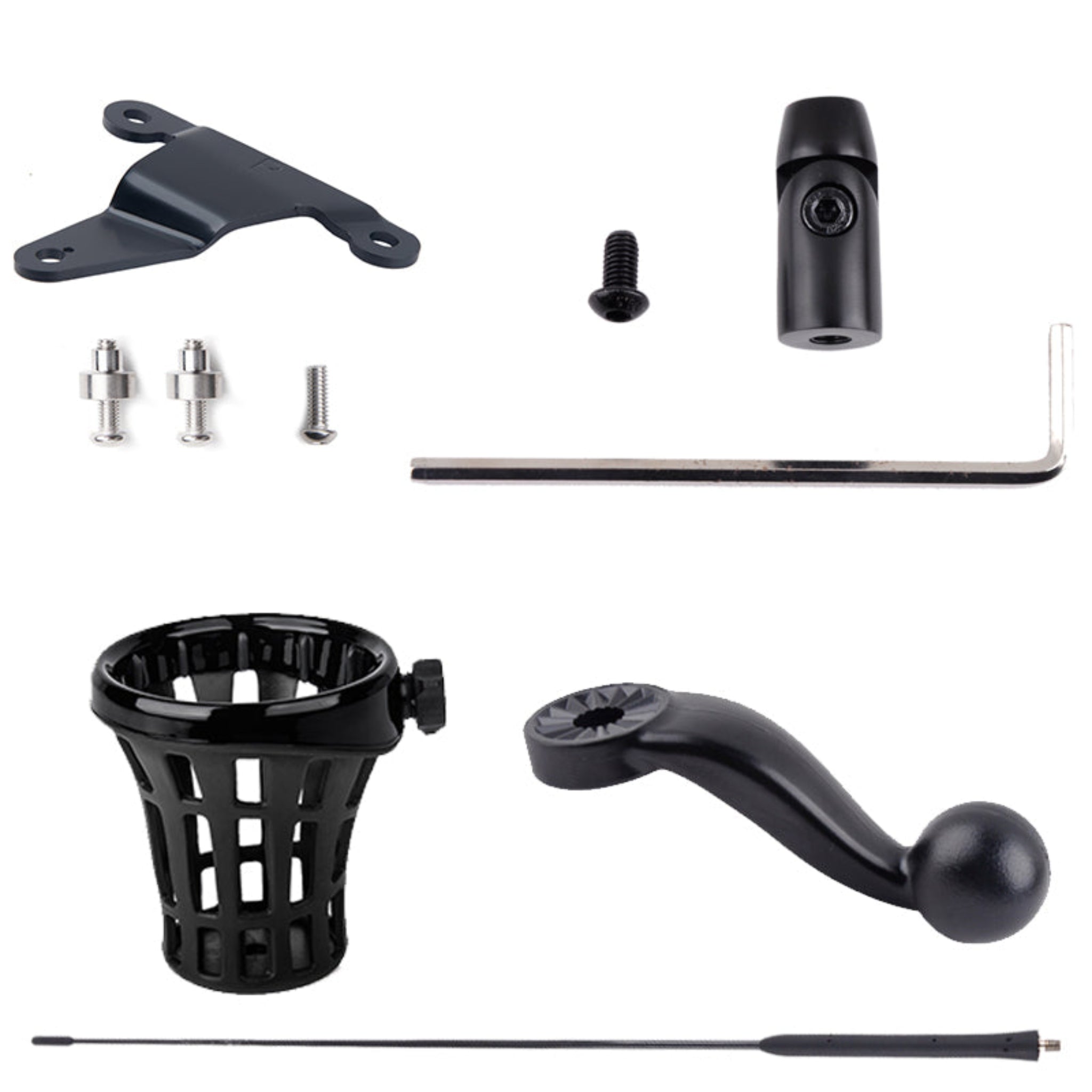 PANICAL Motorcycle Accessories Flagpole Trunk water cup holder decorative Antenna base Kit For Honda Gold Wing GL1800 18-24 Gold Wing TOUR DCT 2018-2024