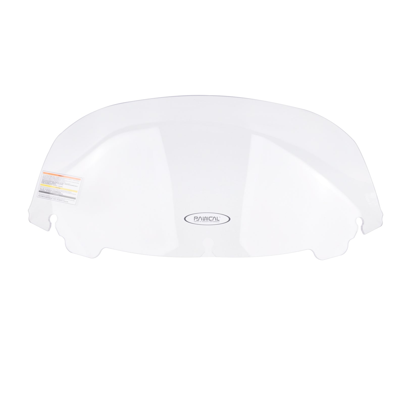 Panical 7 & 10-inch High-Durability Anti-Fog Transparent Windshield Air Rectifier for 2014-2024 Harley Street Glide, Electra Glide, and Ultra CVO models.