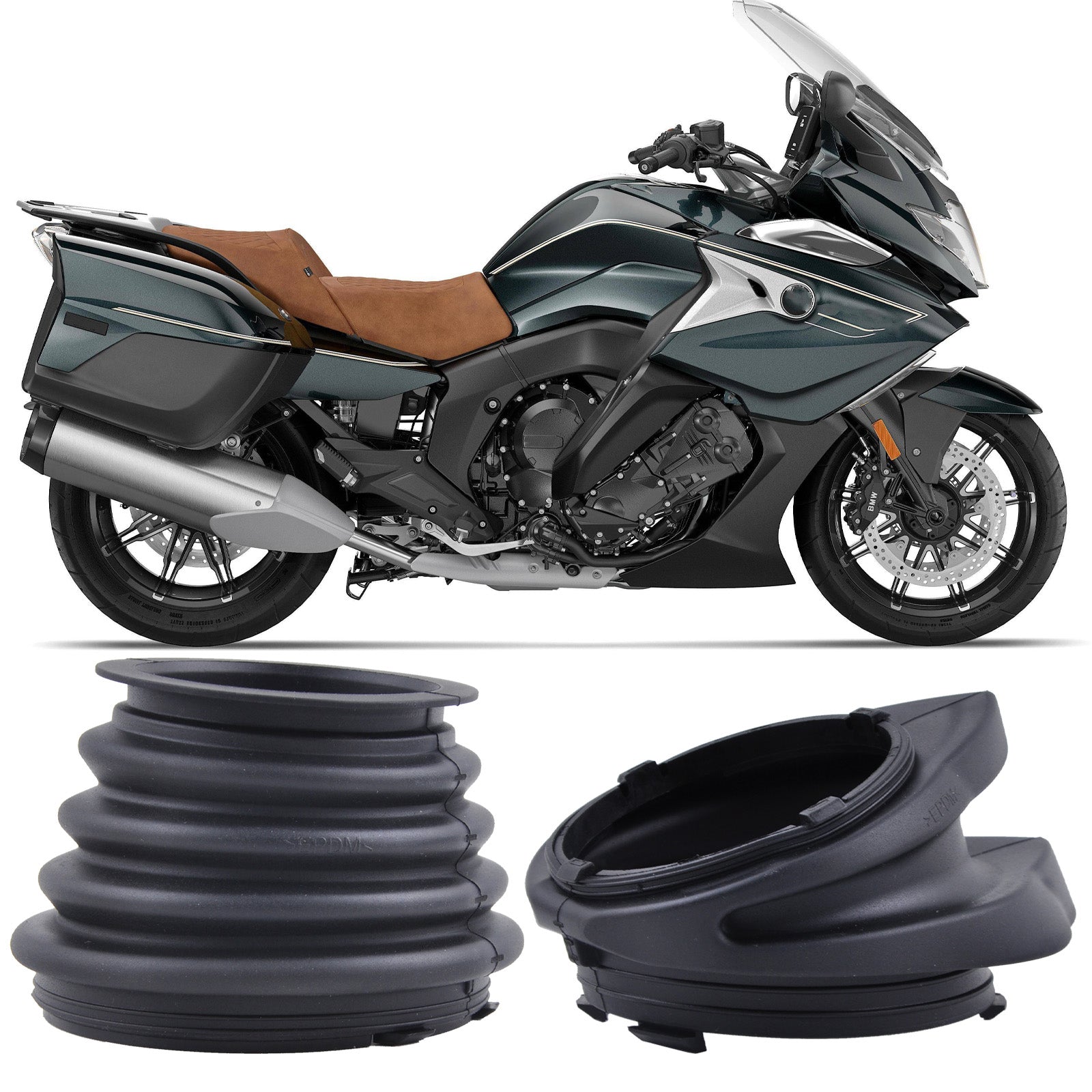 Panical Front & Rear Drive Shaft Rubber Dust Boot CV Joint Cover For BMW K1600 All Models 2010-2026