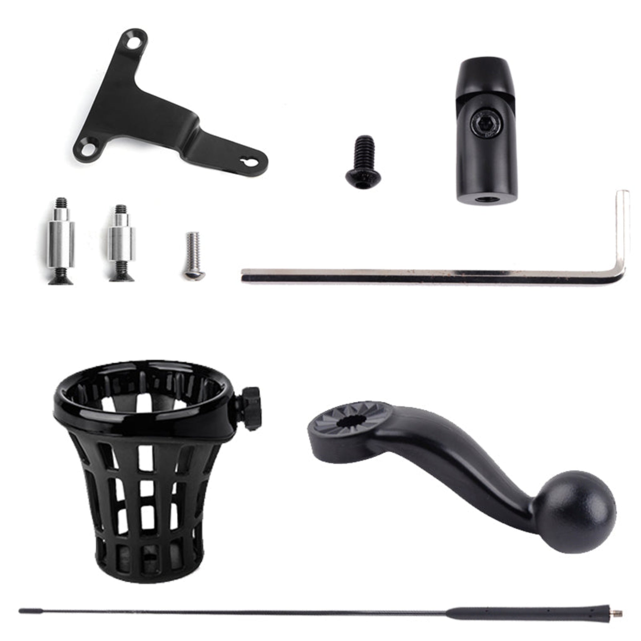 PANICAL Motorcycle Accessories Flagpole Trunk water cup holder decorative Antenna base Kit For Honda Gold Wing GL1800 18-24 Gold Wing TOUR DCT 2018-2024