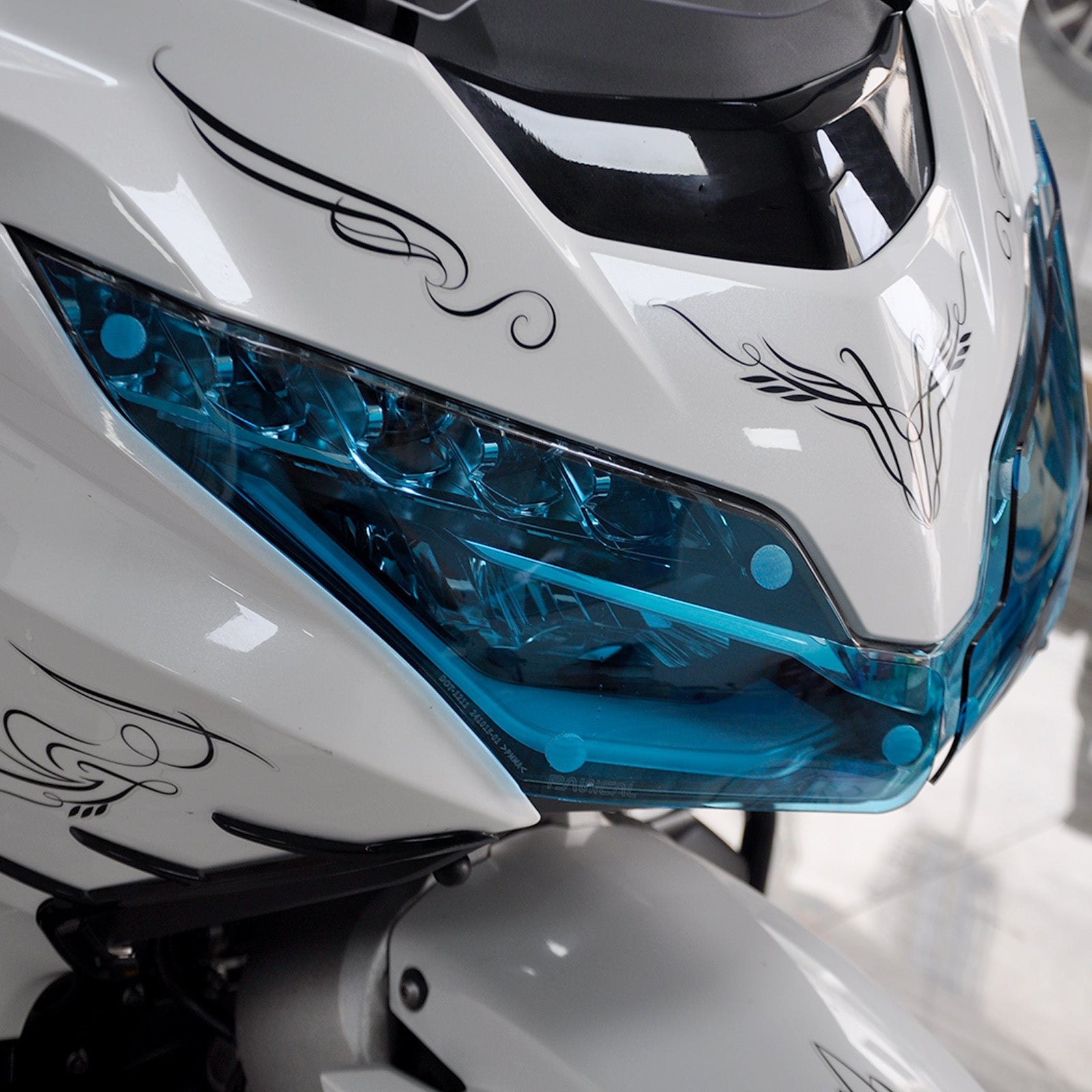 Panical Front Headlight Protection Glass Orange Light Gray Blue Transparent For Honda Goldwing GL1800 GL180B F6B 2018-2026