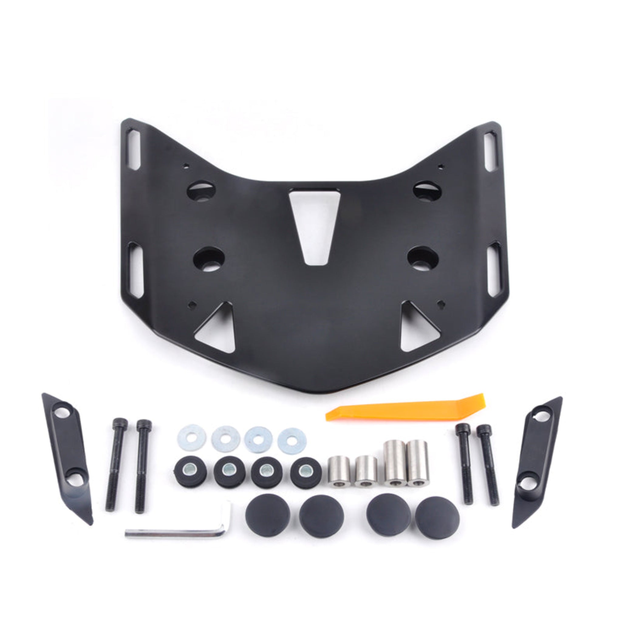 Panical For2018-2024 Honda Gold Wing F6B Aluminum Alloy Rear Shelf Black Single Board Convenient to carry essential items