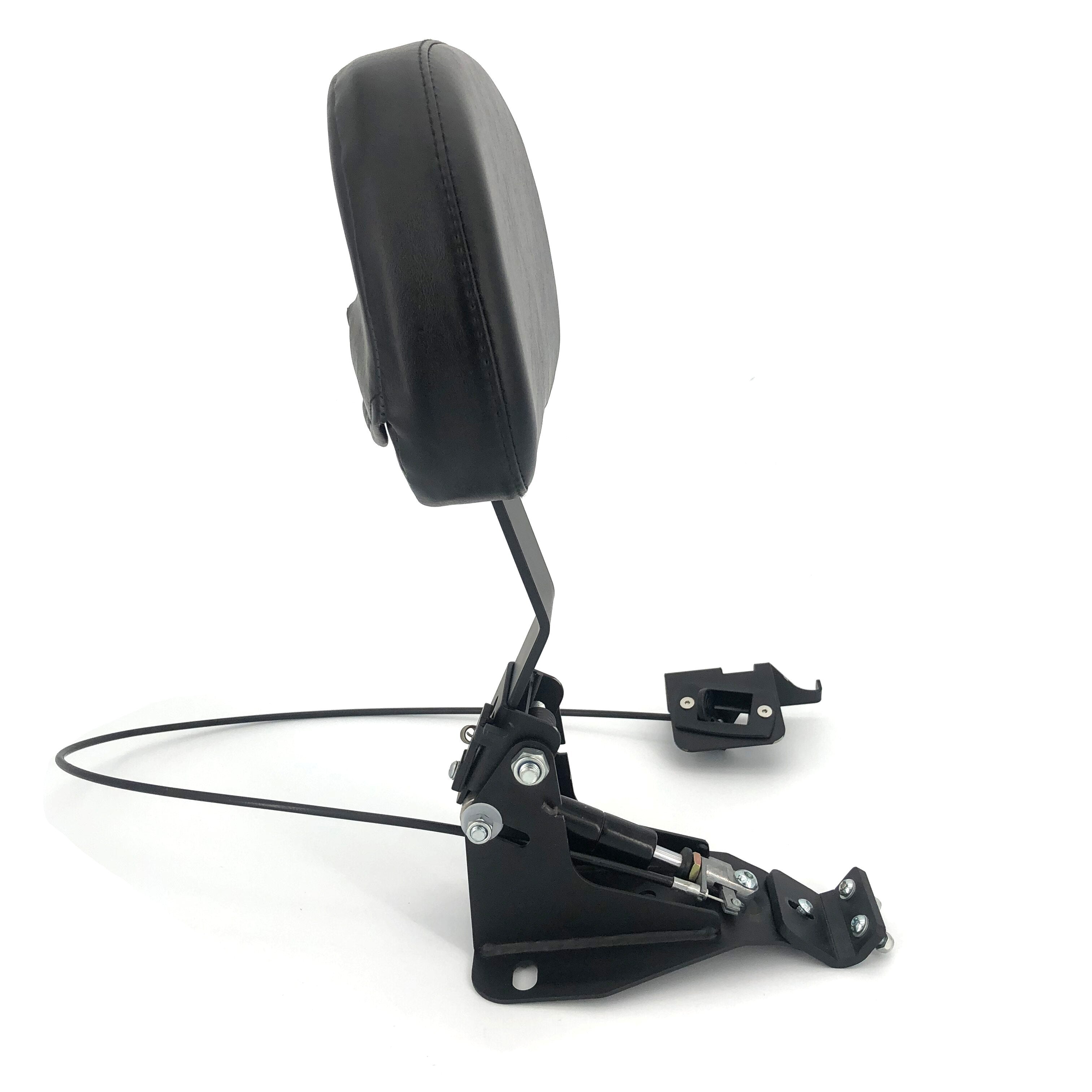 2009-2023 Motorrad verstellbare Fahrerrückenlehne Sissy Bar Montagesatz für Harley-Davidson Big Glide Road King Street Glide