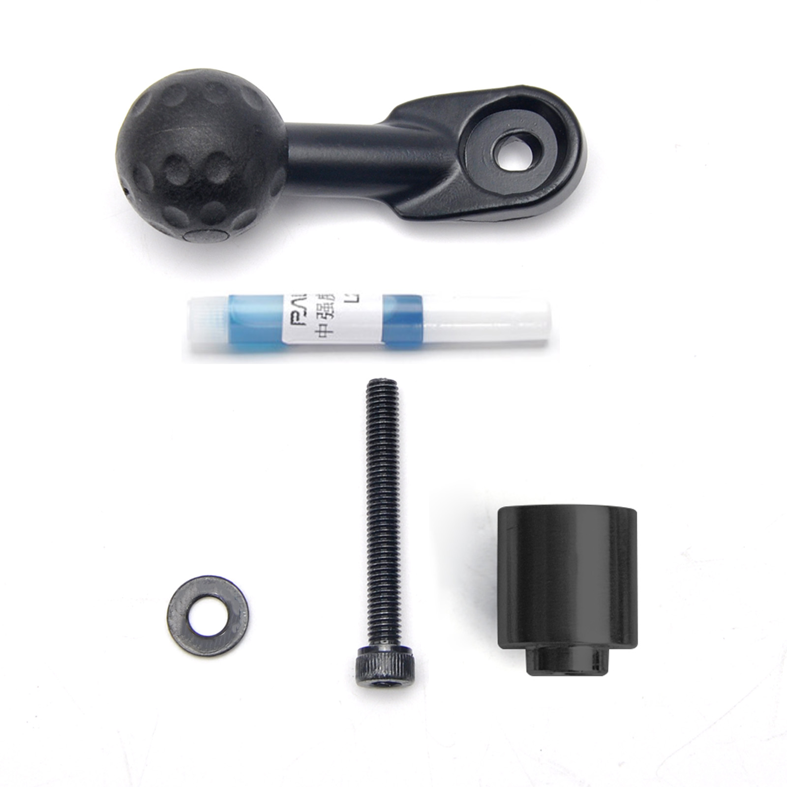 Panical Motorcycle Luggage Case 25MM Ball Head Mount Kit Fit BMW R1200RT 2004 to 2013 Upper Inner and Lower Bracket