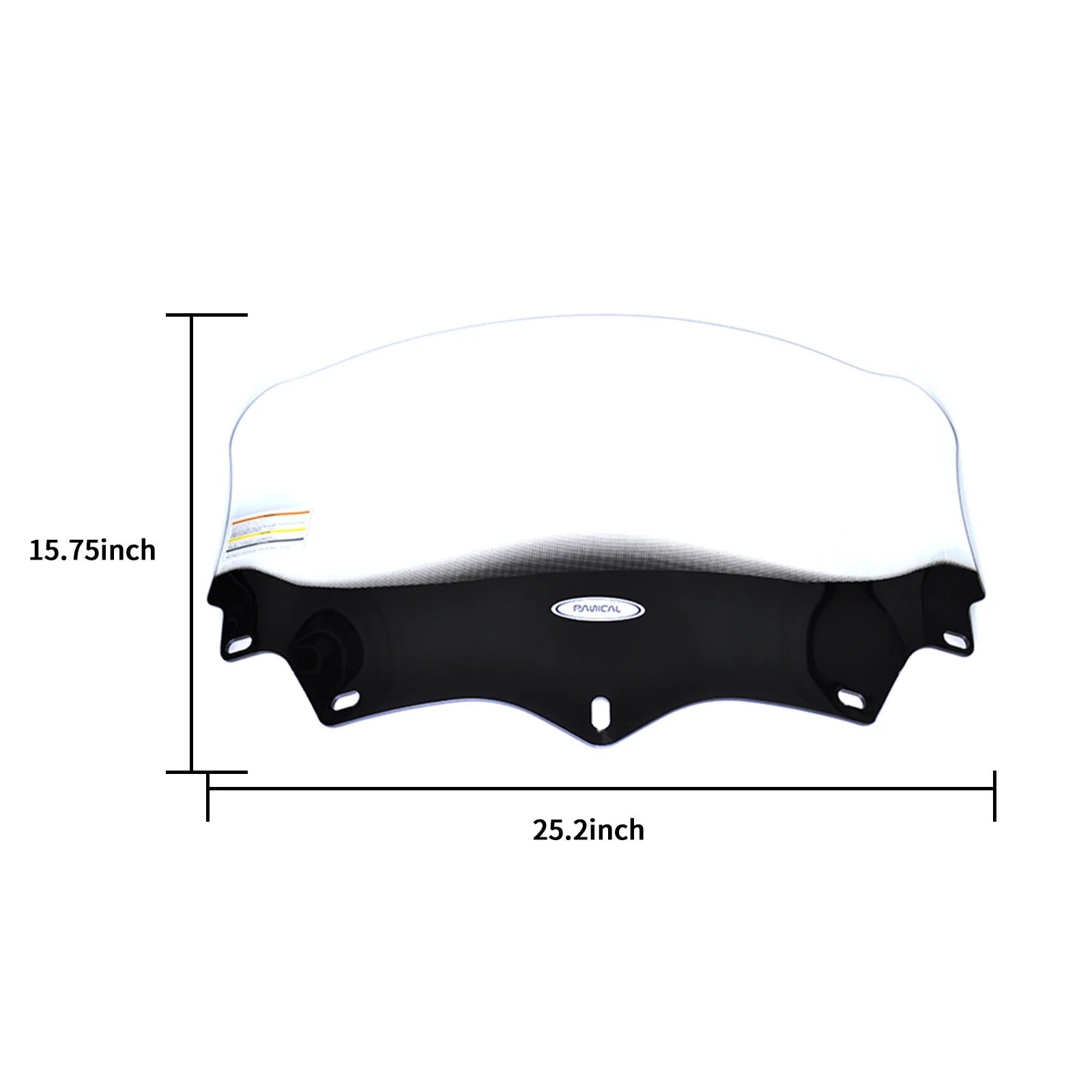 Panical 17.5inch Windshield Baffle Cafe Racer Hardened Layer Strong Protection For Honda Gold Wing GL1800B F6B 2013-2017