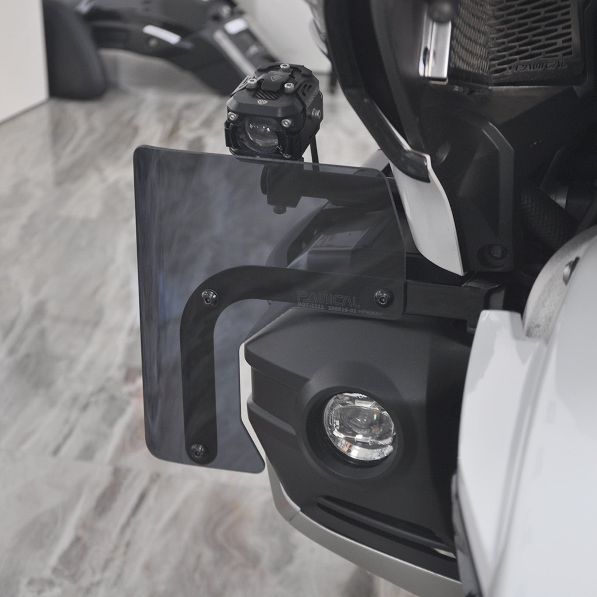 PANICAL For Honda Gold Wing GL1800 DCT F6B 2018-2025 Motorcycle Fog Light Air Fairing Air Deflector Spoiler PMMA Windshield