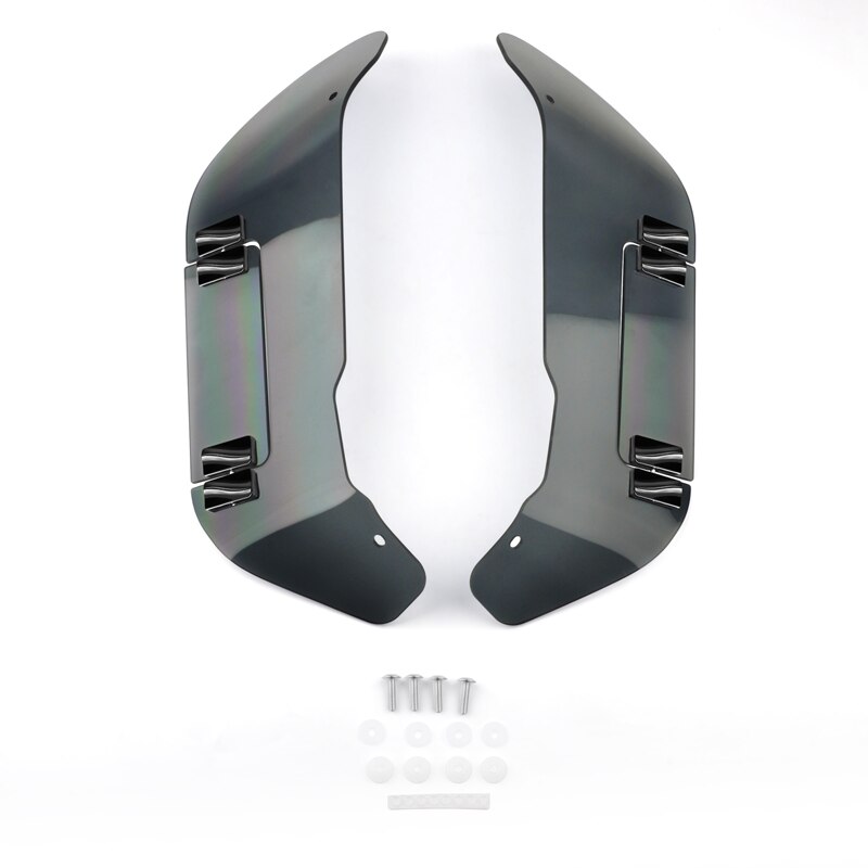Panical Smoke Gray Adjustable Air Deflector Windshield Leg Guards Fairings for Honda Goldwing GL1800 GL1800B F6B 2018-2023 PC Nondestructive iInstallation