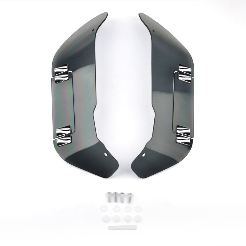 Panical Smoke Gray Adjustable Air Deflector Windshield Leg Guards Fairings for Honda Goldwing GL1800 GL1800B F6B 2018-2023 PC Nondestructive iInstallation