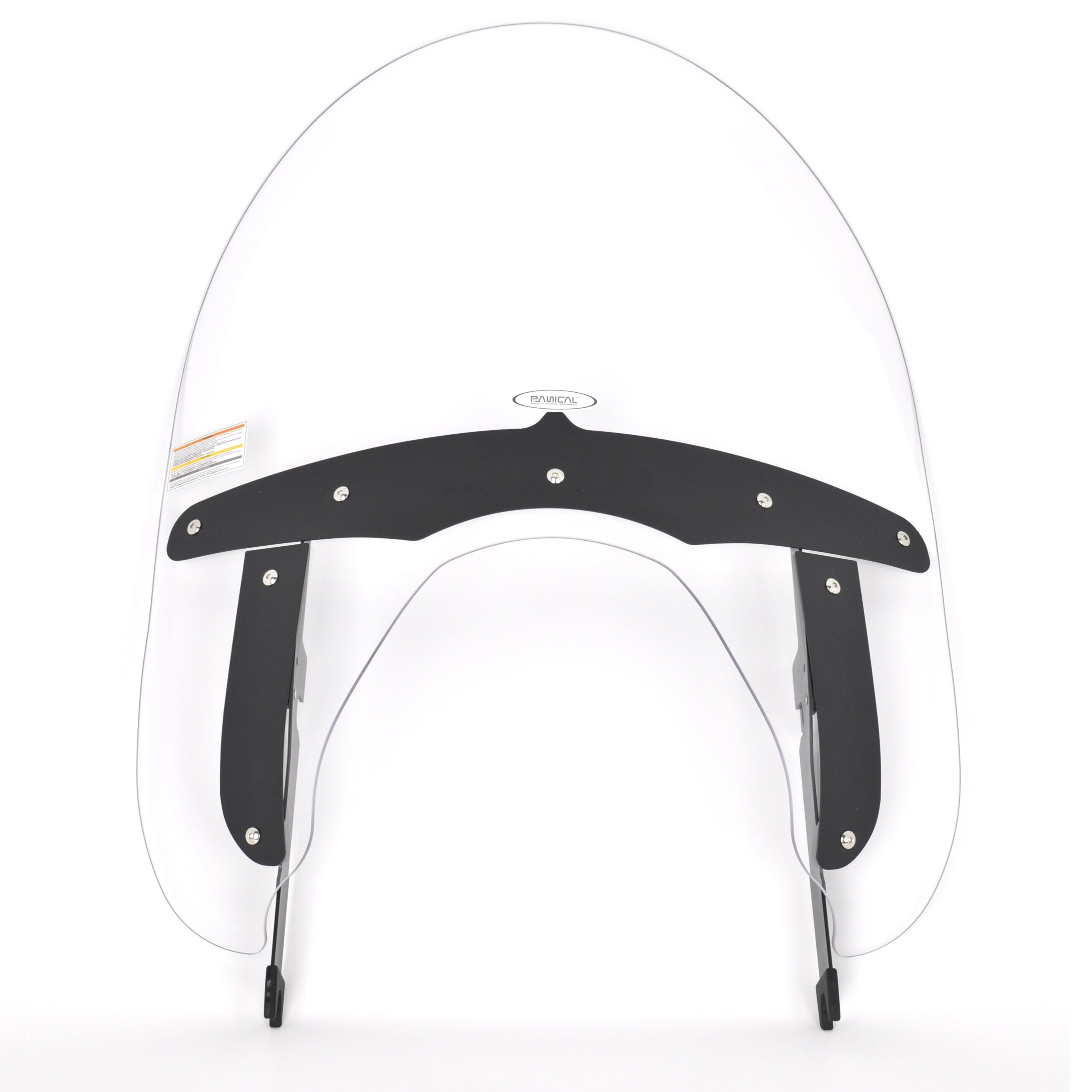 Panical Motorcycle High Style Front Windshield Windscreen Deflector For Indian Classic Chief Dark Horse Chiefs Bracket 175mm 2020-2023