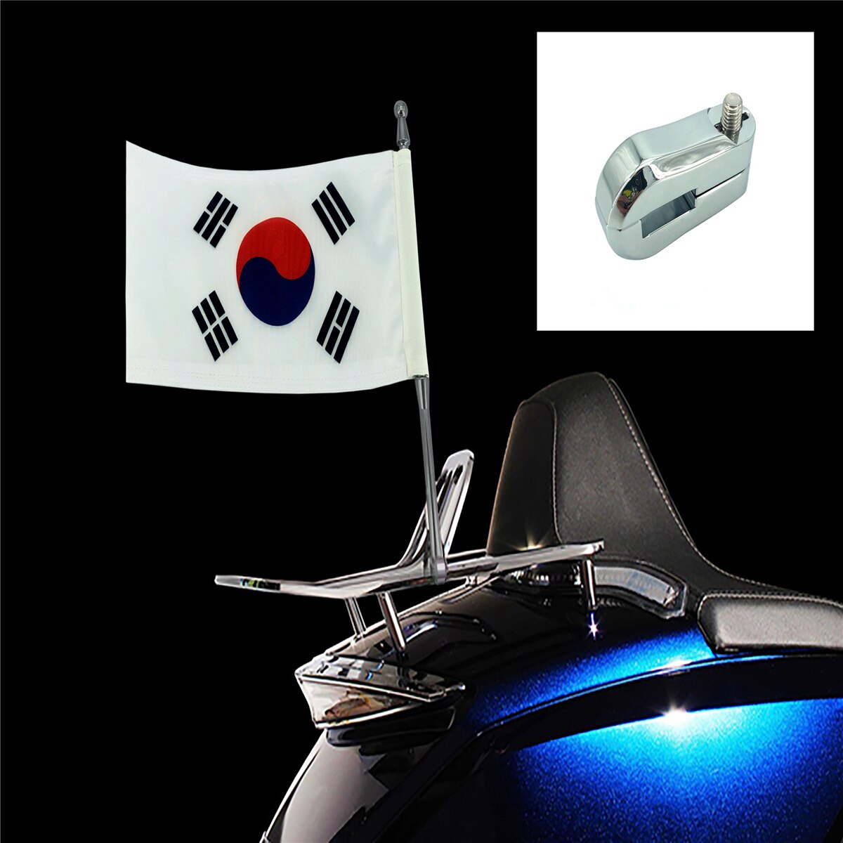 PANICAL UNIVERSAL SQUARE STAND TOUR TRUNK FLAG POLE MOUNT