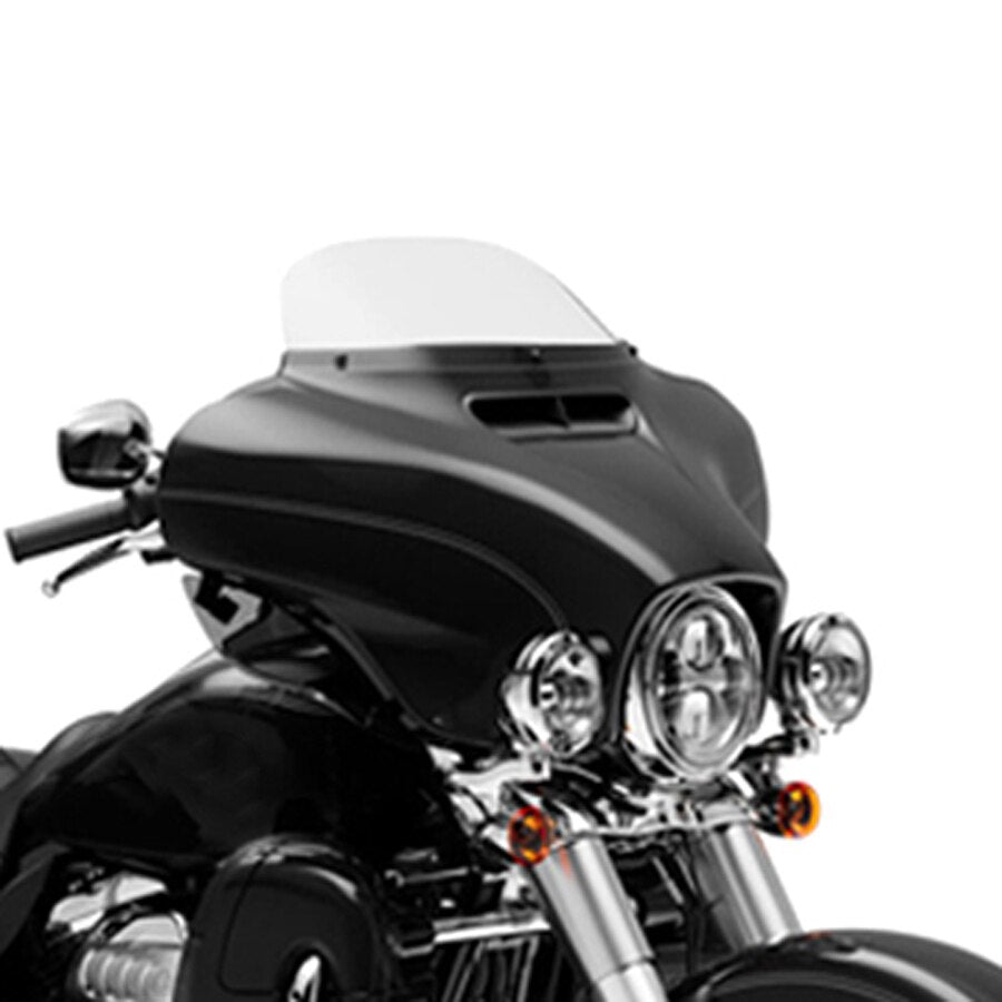 Transparente 7 Zoll PANICAL Motorrad Windschutzscheibenverkleidung Windschutzscheibenabdeckung für Harley Electra Street Glide Touring 2014–2023