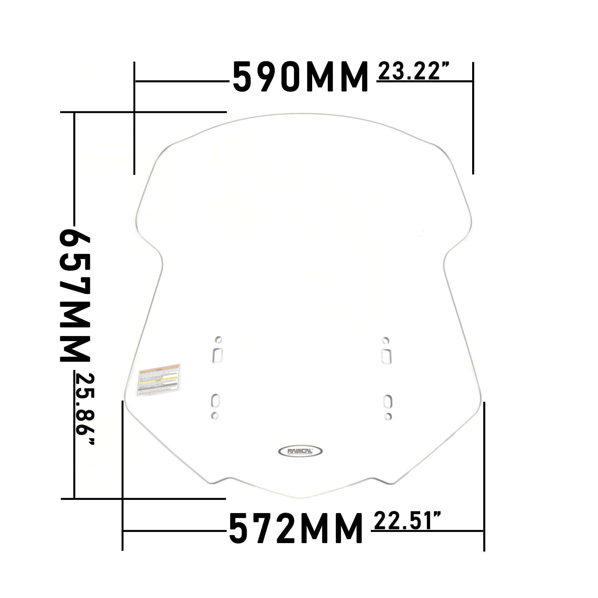PANICAL goldwing windshield for Honda Goldwing GL1800 F6B 2018-2025 Motorcycle windshield deflector accessories fairing