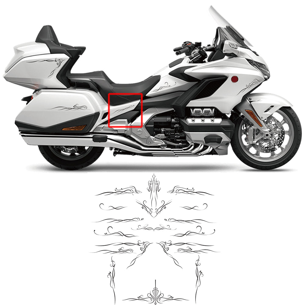 Panical set of fine-line body fairing stickers for Honda Gold Wing GL1800 F6B motorcycles 2018-2026