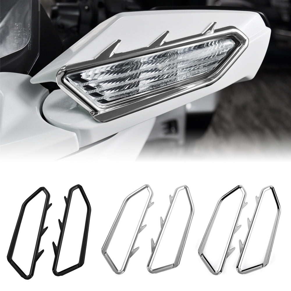 Mirror Turn Signal Trim Cover For Honda Gold Wing GL1800 F6B 18-26 DCT Tour Airbag Bike Fairing Vent Decor Mod Accessories