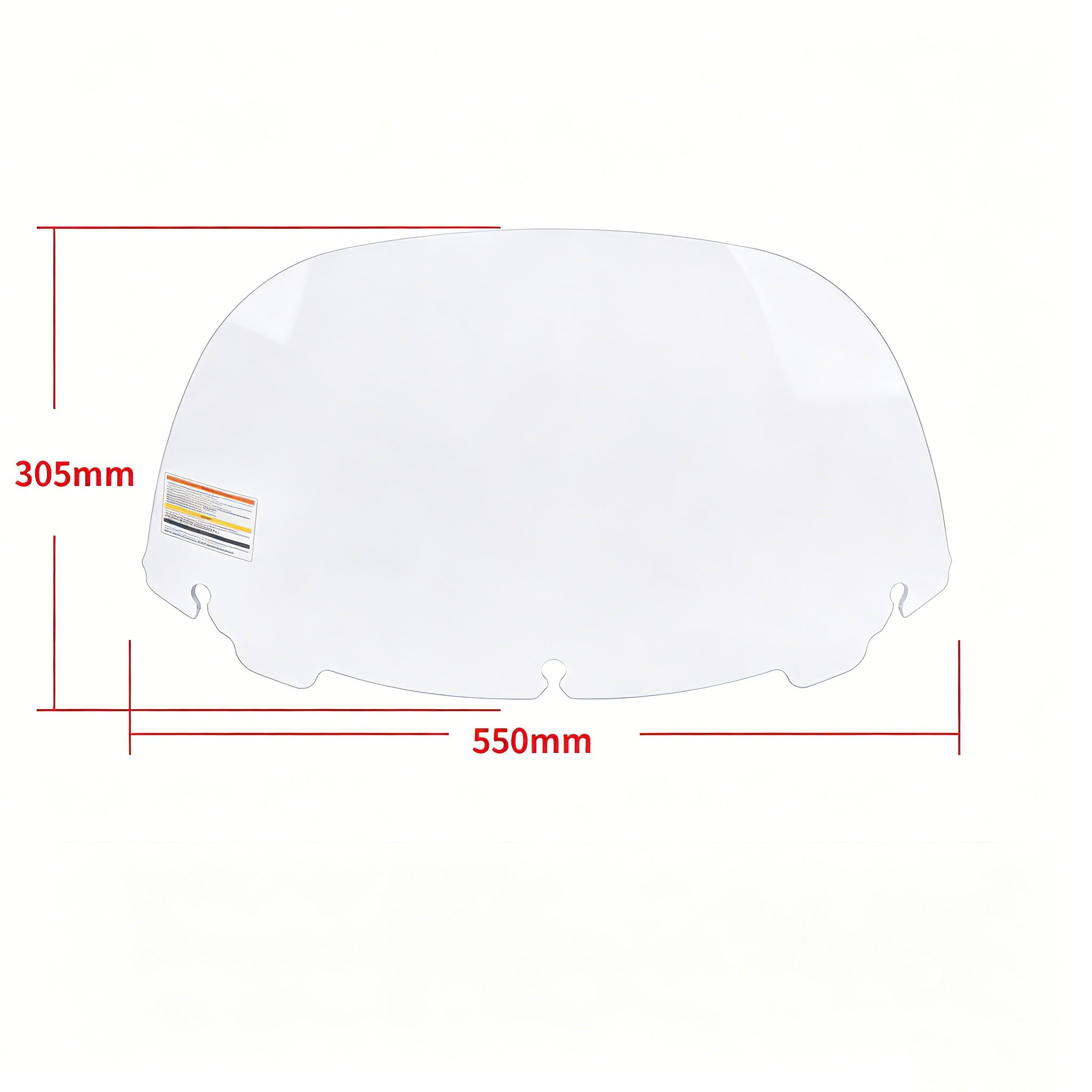 Panical 2014-2024 For Harley-Davidson Road Glide Double Light Glide Motorcycle Windshield Windscreen Spoiler Hardened Anti-Fog