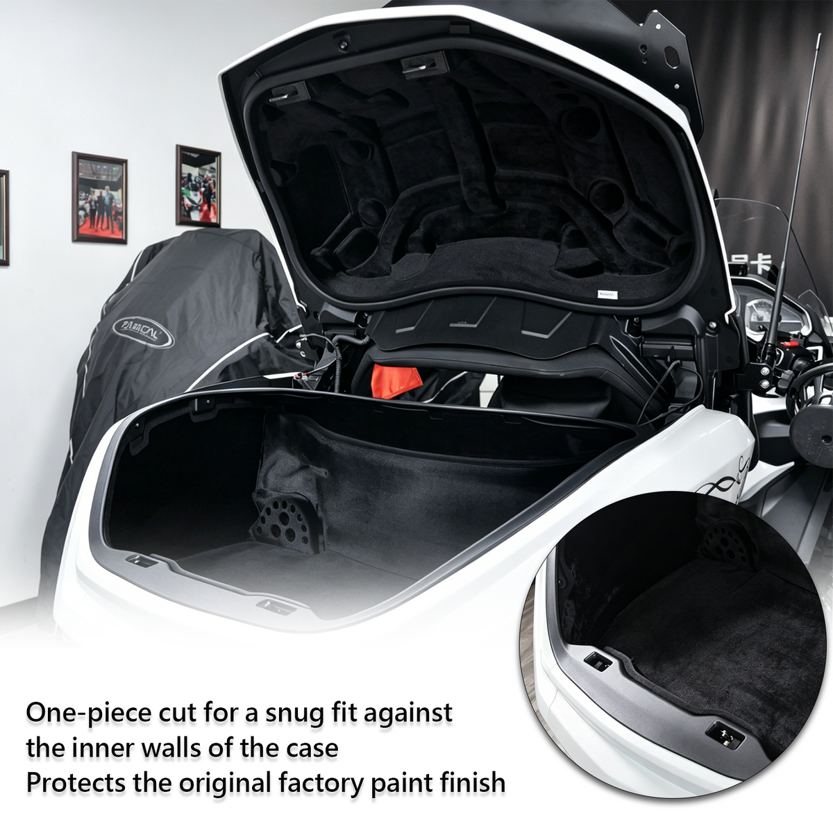 PANICAL For Honda Gold Wing GL1800 F6B 2018-2026 Motorcycle Rear Trunk Top Luggage Storage Box Protective Pad Liner Mat