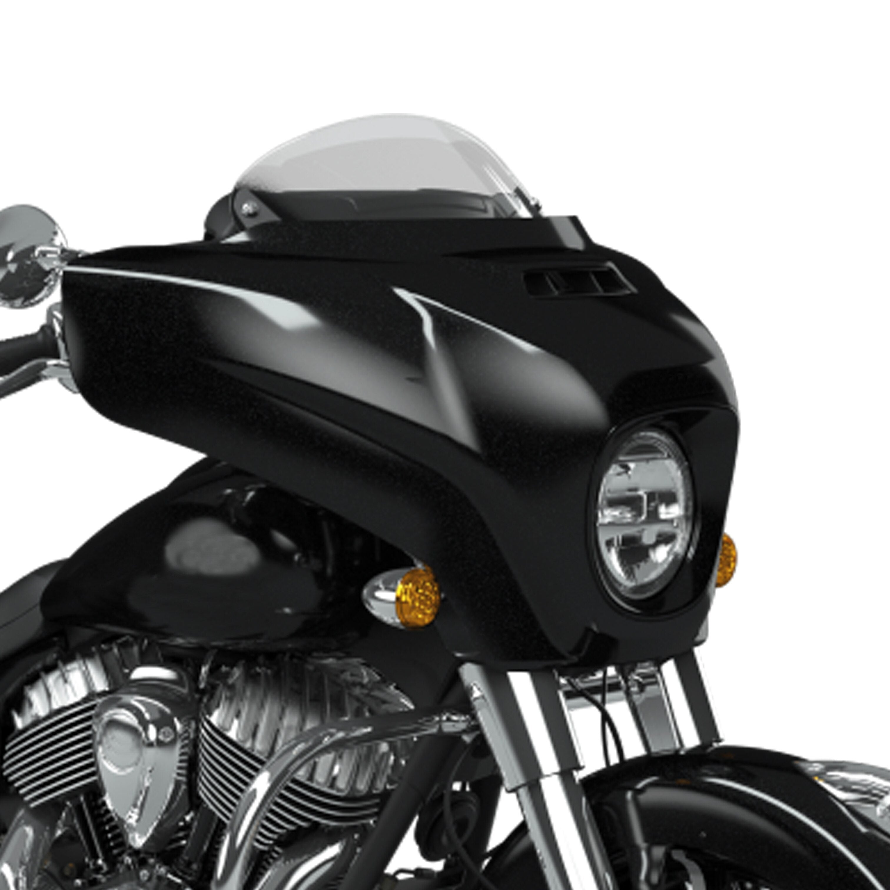 PANICAL 2014-2023 Motorcycle Short Style Windshield Windscreen Screen Wind Deflector Spoiler For Indian Road Master Dark Horse Chief PC