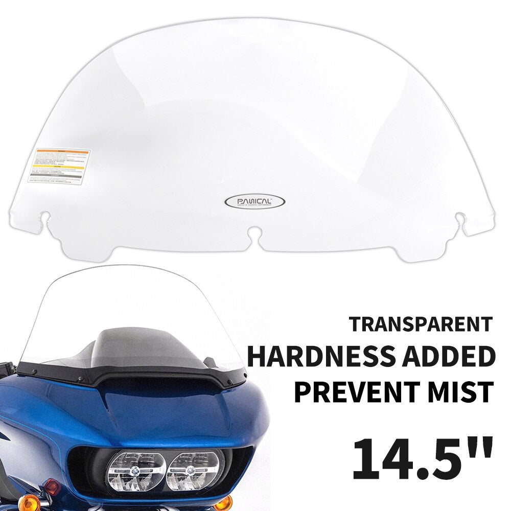 Panical 2015-2024 For Harley-Davidson Road Glide Double Light Glide Panical Motorcycle Windshield Windscreen Spoiler Hardened Anti-Fog
