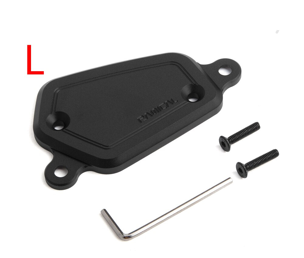 Panical 2018-2024 For Honda Gold Wing 1800 GL1800 F6B Front Left Right Brake Fluid Tank Reservoir Cover Oil Cap Aluminum Profile Black