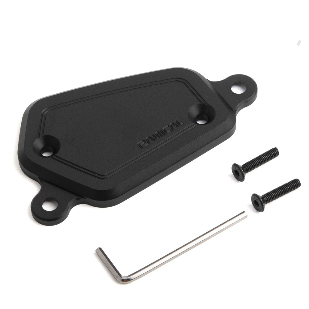 Panical 2018-2024 For Honda Gold Wing 1800 GL1800 F6B Front Left Right Brake Fluid Tank Reservoir Cover Oil Cap Aluminum Profile Black