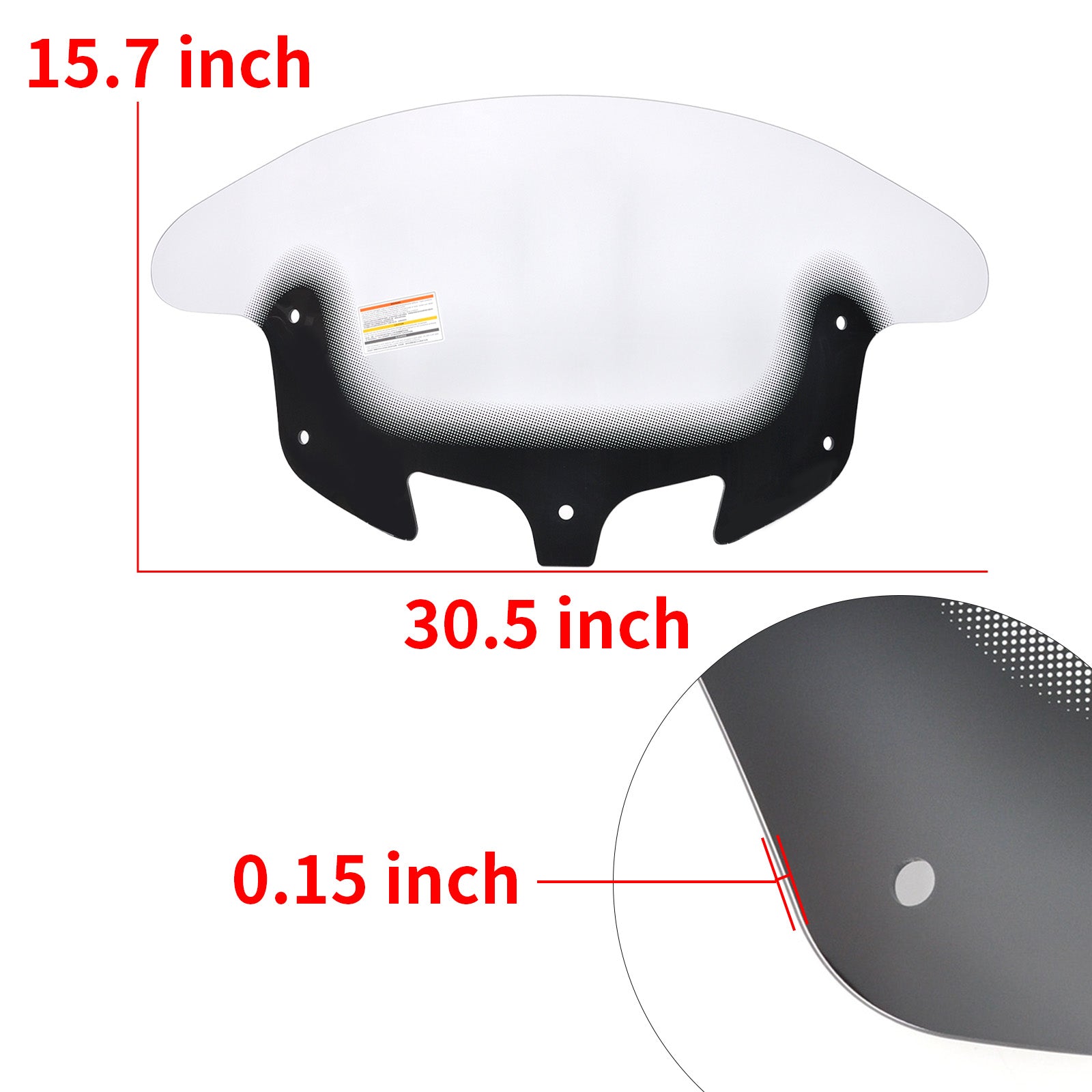 Panical Motorcycle Adjustable Windshield Windscreen Spoiler Fairing Oversized Clear For Indian Chief Road Master 2014-2026