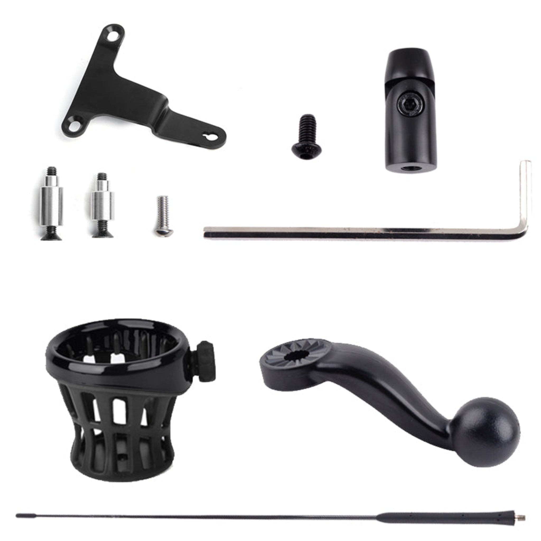 PANICAL Motorcycle Accessories Flagpole Trunk water cup holder decorative Antenna base Kit For  Honda Gold Wing GL1800 18-24 Gold Wing TOUR DCT 2018-2024