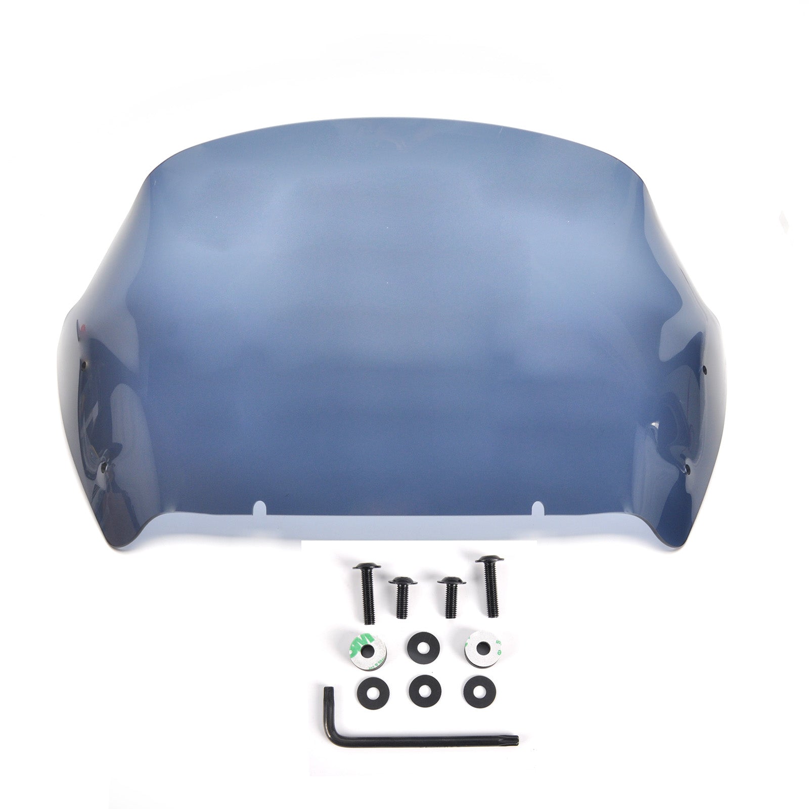 Panical 12 Inch Tall Hardened PC&PMMA Windshield Air Fairing Windscreen Fit 2024-2026 Harley Road Glide Clear Replacement Wind Deflector
