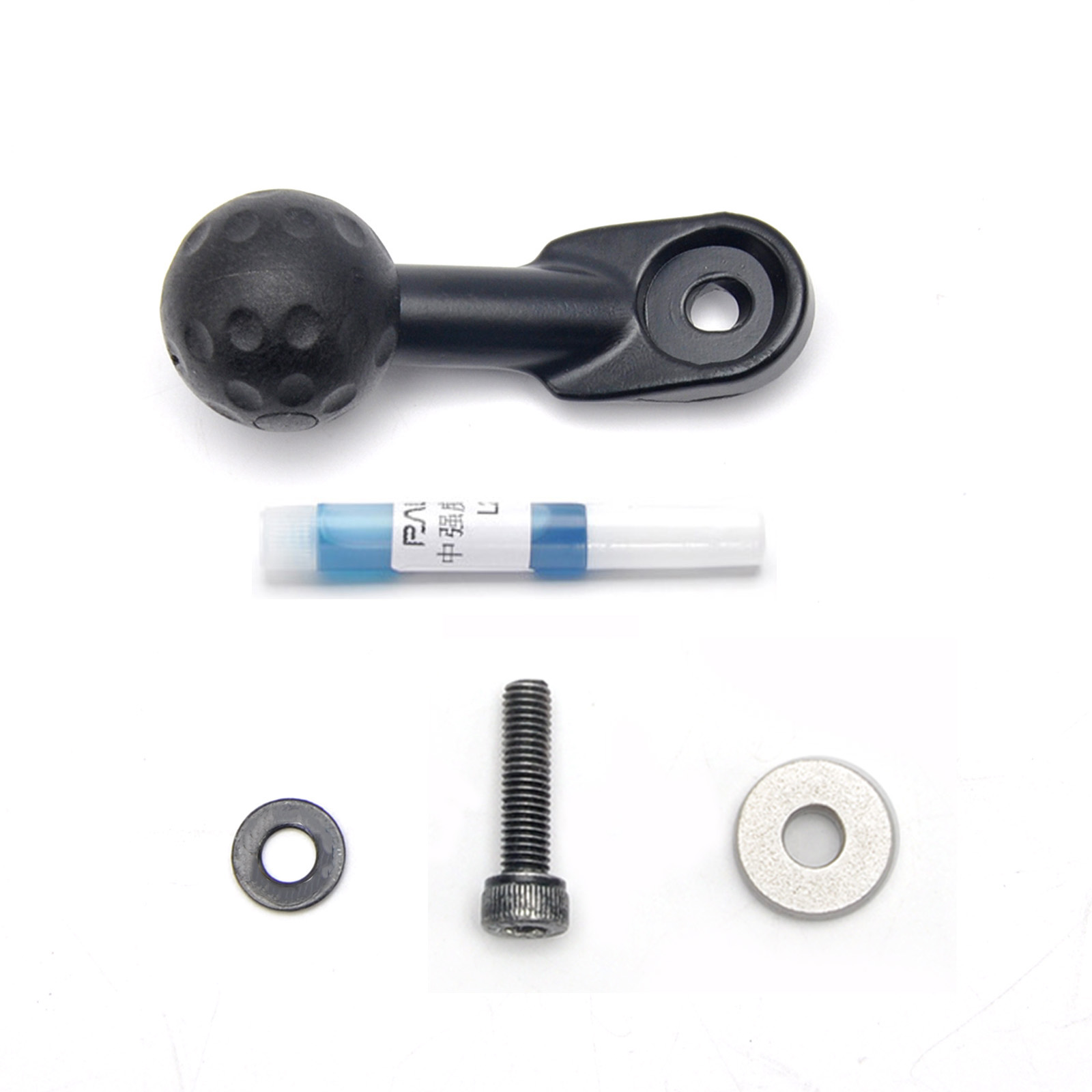 Panical Motorcycle Luggage Case 25MM Ball Head Mount Kit Fit BMW R1200RT 2004 to 2013 Upper Inner and Lower Bracket