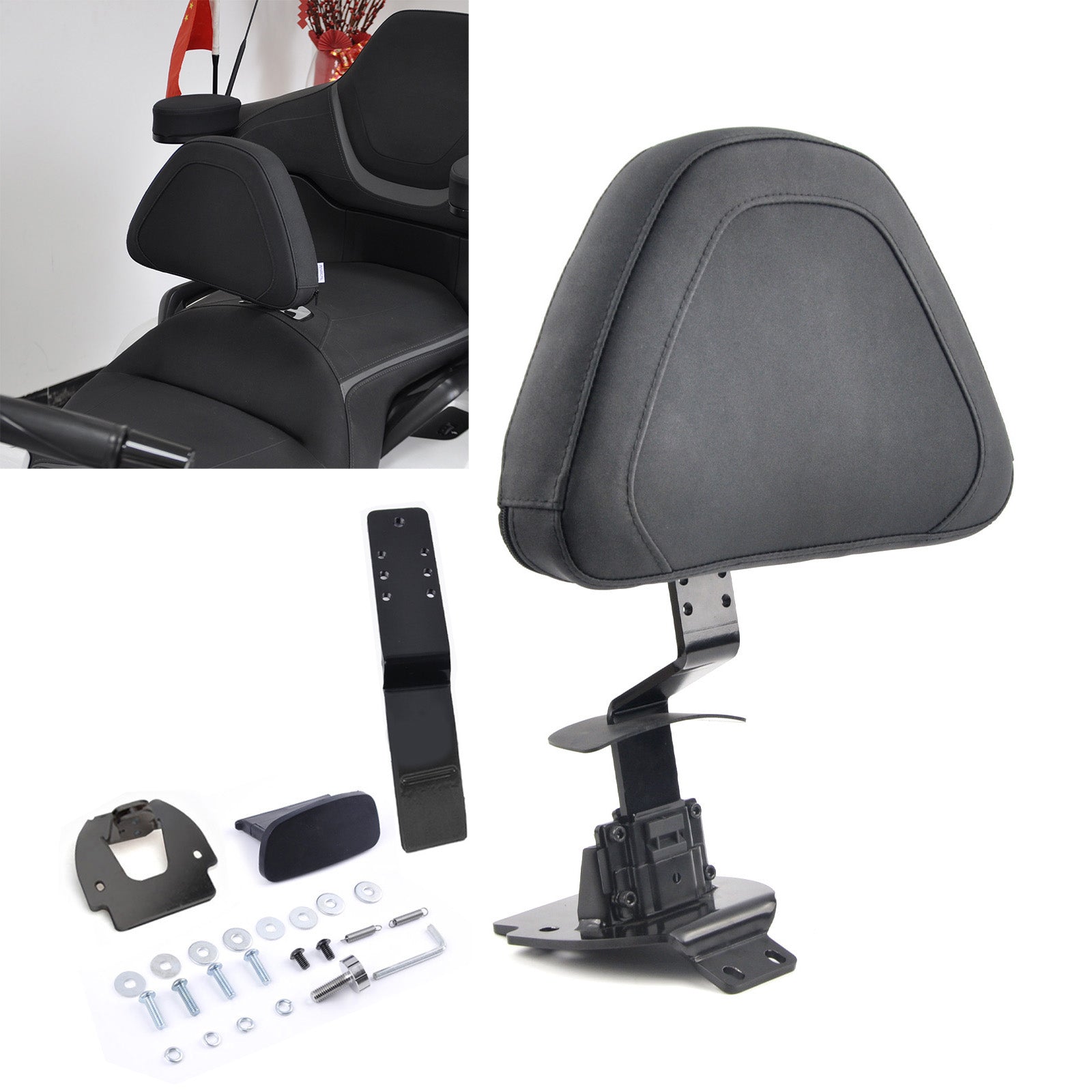 PANICAL for Honda GoldWing GL1800 F6B DCT 2018-2026 Motorcycle Driver Backrest Quick Removal Backrest Front Seat Backrest