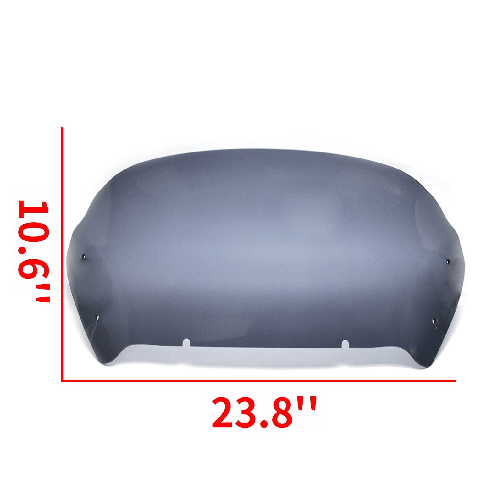 Panical 10.5 Inch Short Hardened PC&PMMA Windshield Air Fairing Wind Deflector Fit 2024-2026 Harley Road Glide Motorcycle