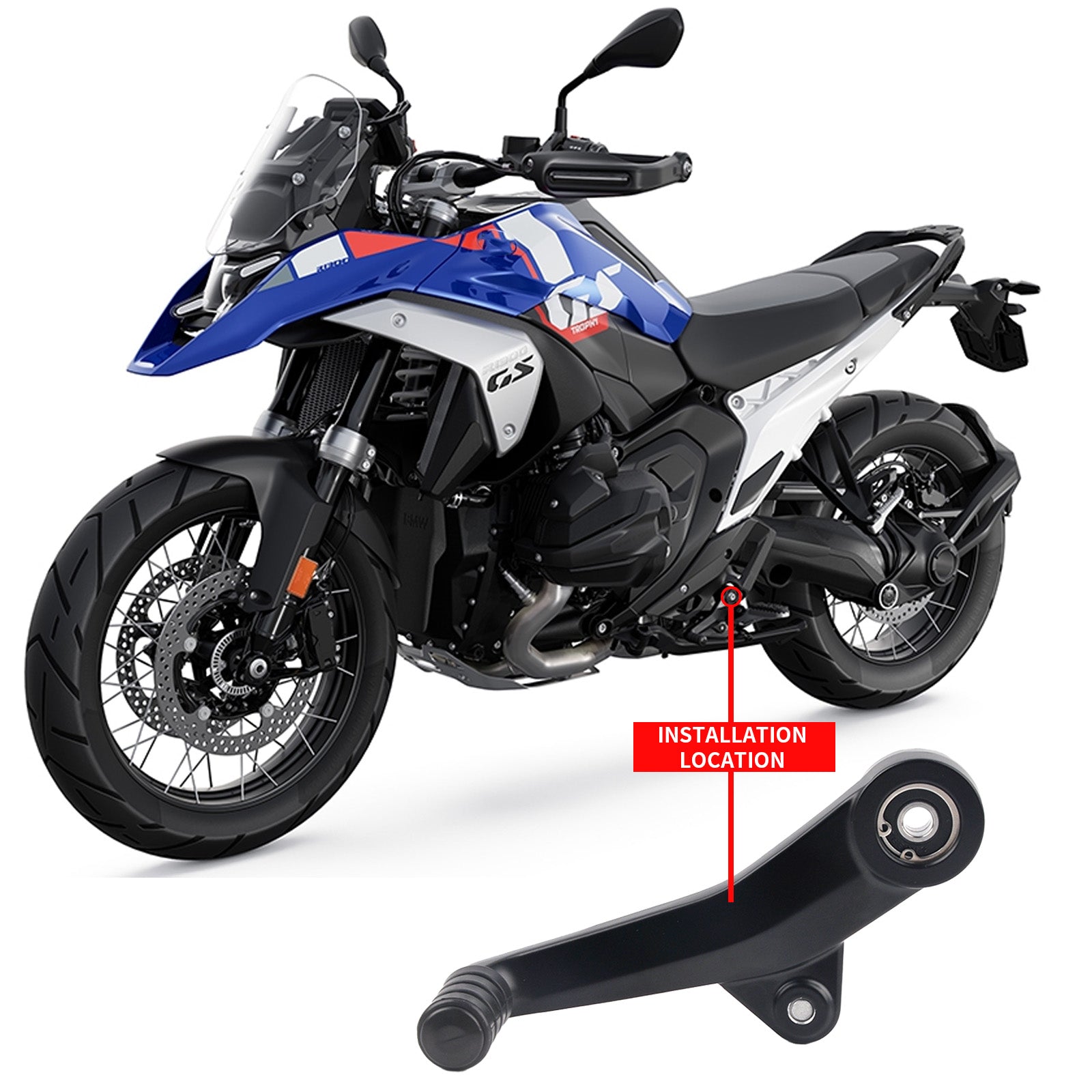 Panical Heavy Duty Aluminum Foot Shift Lever Gear Shifter Replacement For 2022-2026 BMW R1300GS