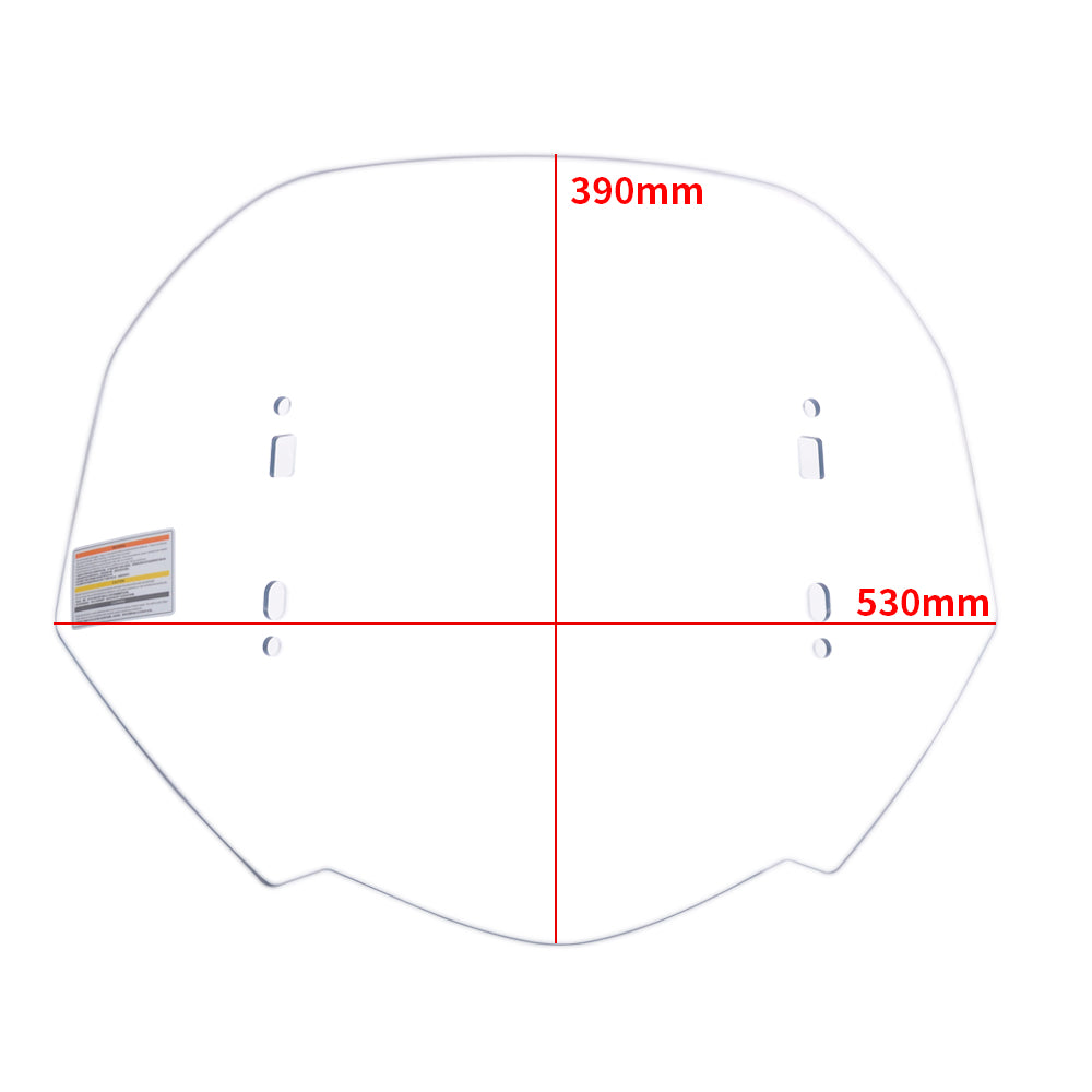 Panical Smoke Gray Front Spoiler Fairing Air Deflector Windshield For Honda Gold Wing GL1800 GL1800B F6B 2018-2026 PC