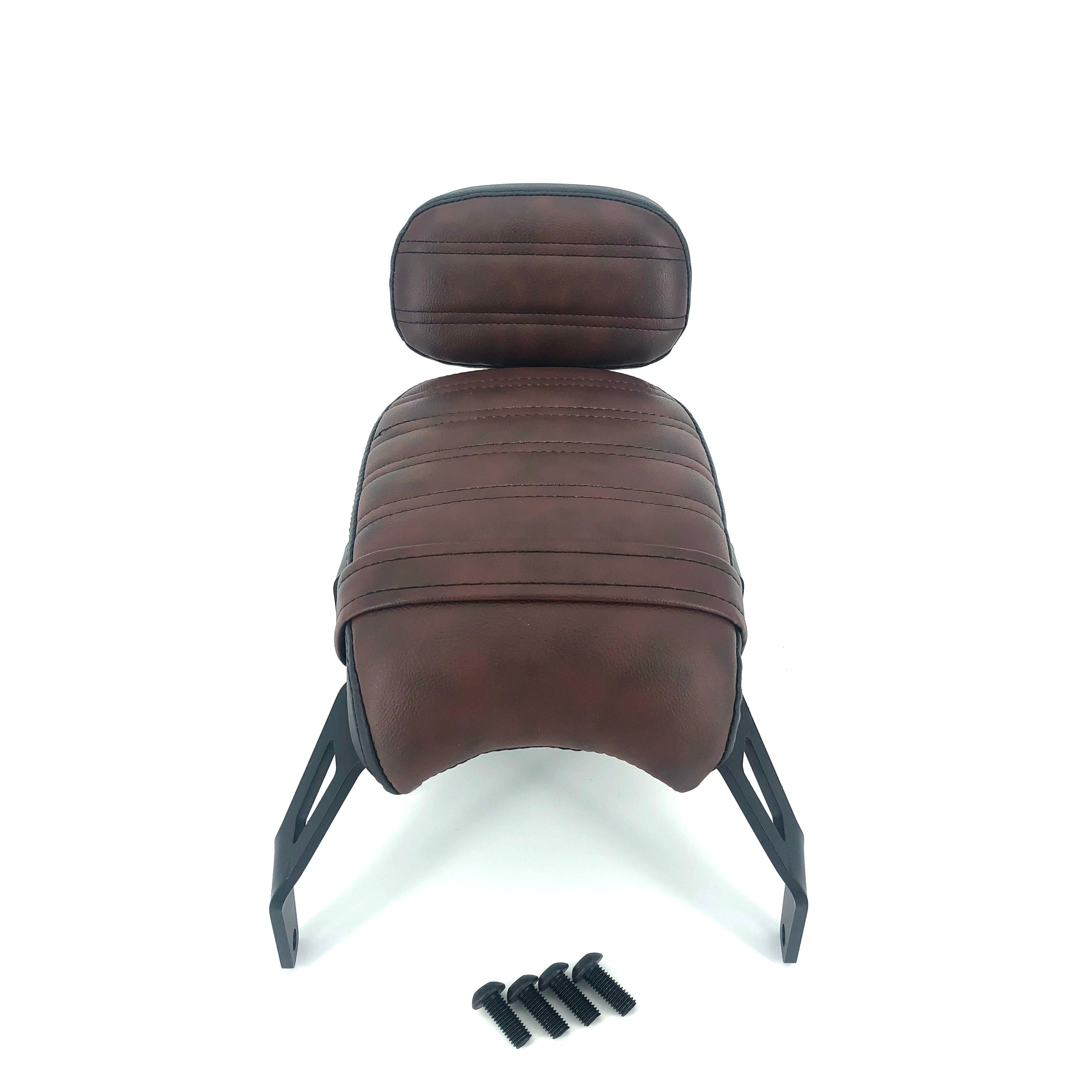 Für Indian Scout Bobber 2018-2023 Motorrad Beifahrer Rücksitz Rückenlehne Montage Kit Kissen Lazy Back Sissy Bar