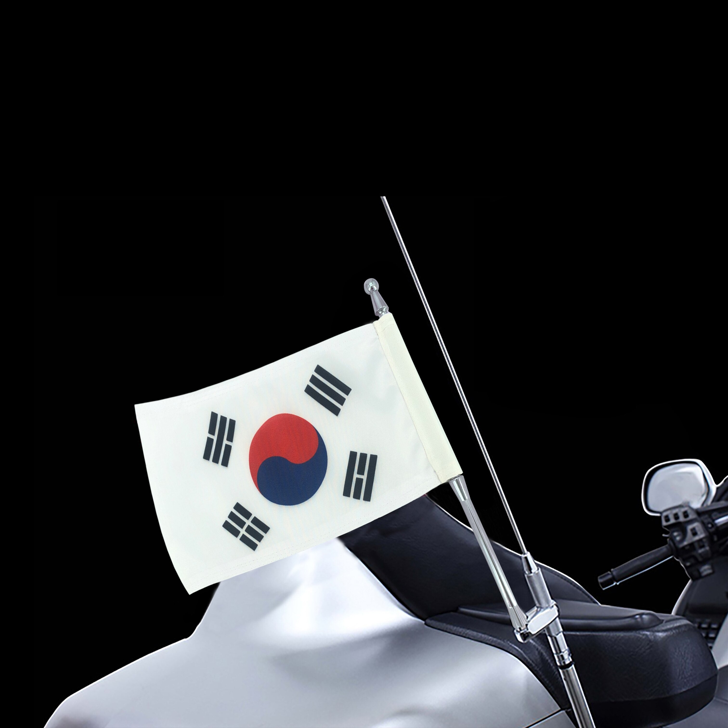 Panical Universal ROUND COLUMN ANTENNA TYPE TOUR TRUNK FLAG POLE MOUNT