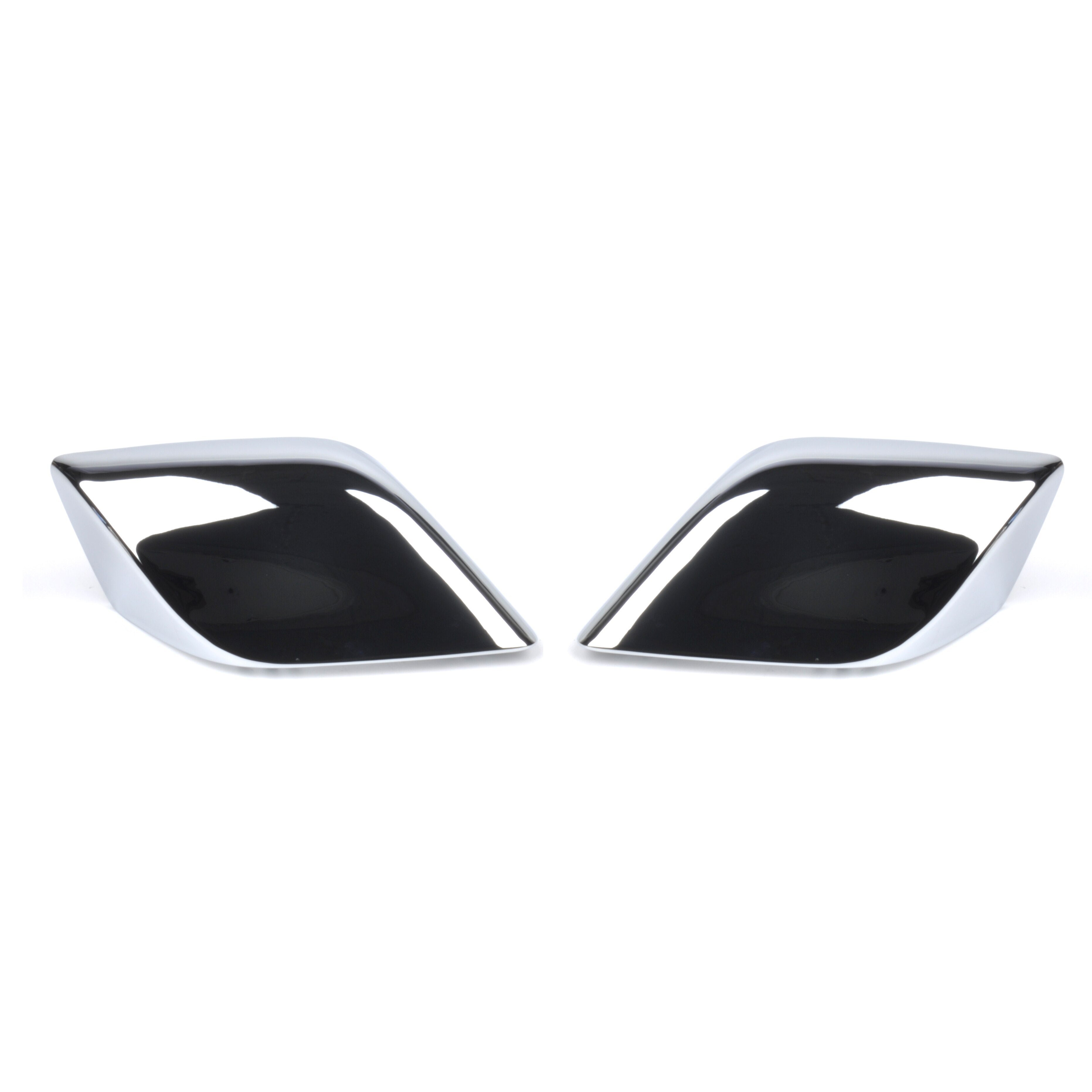 Panical Motorcycle Rear View Shell Rearview Protective Cover Mirror Set For Bmw K1600 K1600GT K1600B 2018-2023 Bright Black Chrome