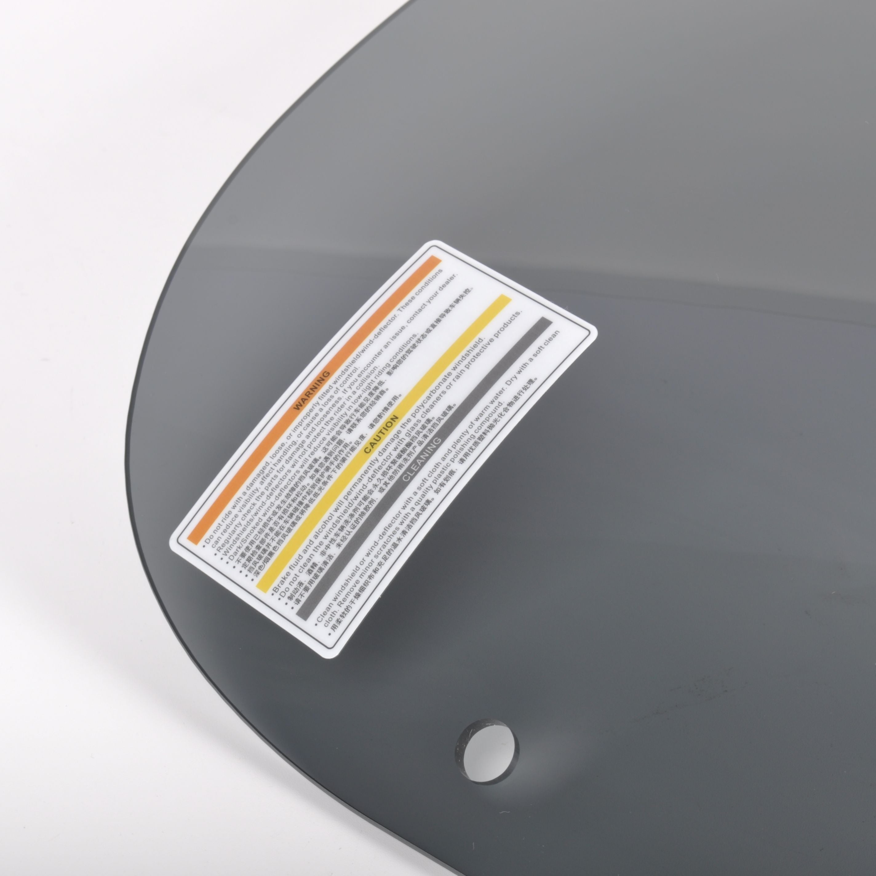 Panical Motorcycle Windshield Wind Deflector Spoiler For Indian Challenger 2020-2023 Grey PC Hardened Anti-Fog