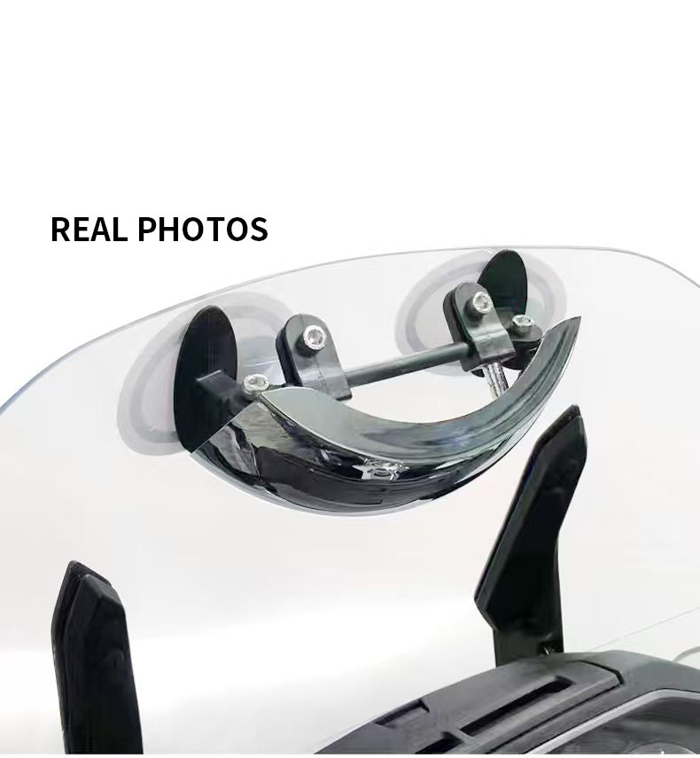 PANICAL Universal Motocross Safety Windscreen 180+ Degree Wide Angle Rearview Mirrors Accessories