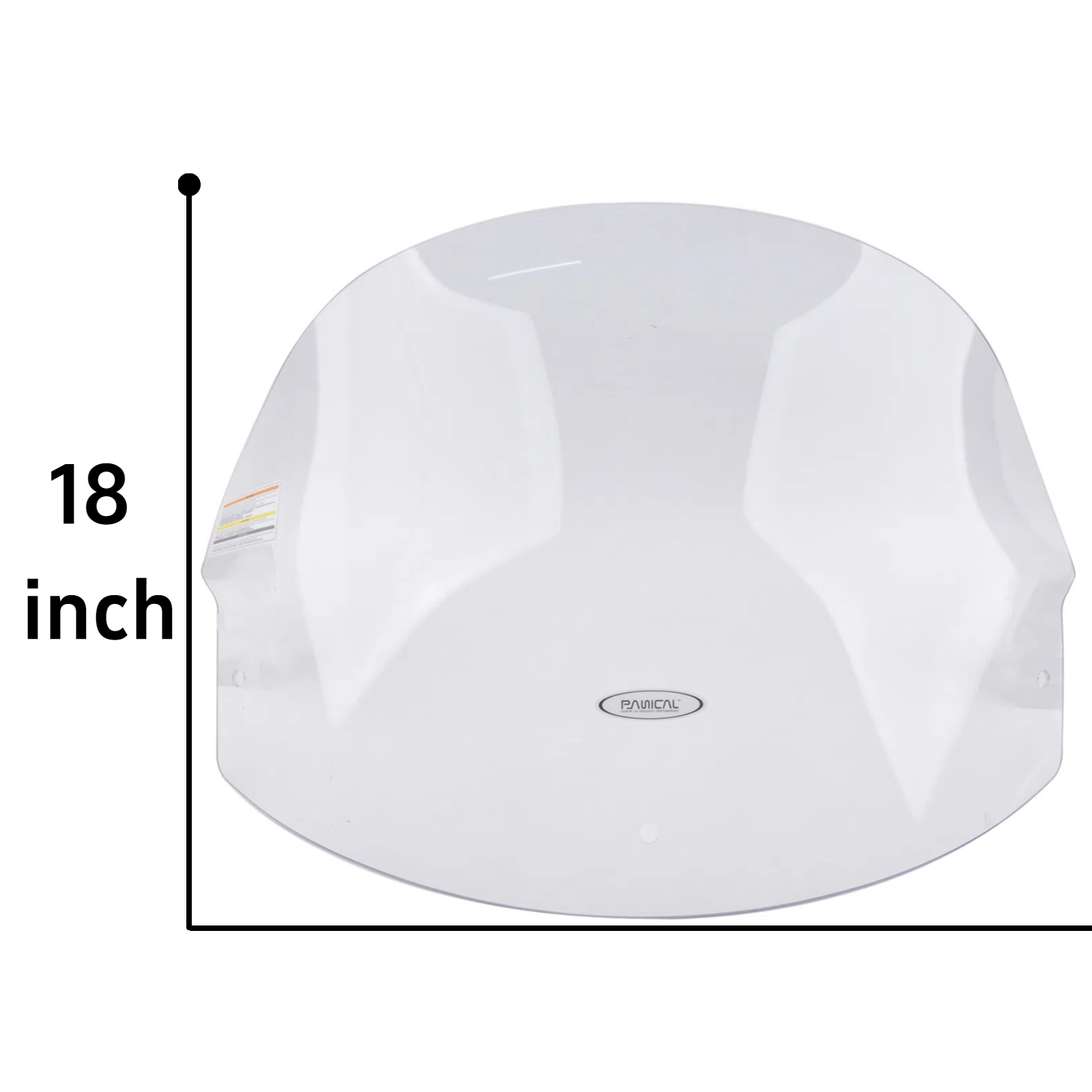 Panical Windshield Baffle Cafe Racer Hardened Layer Strong Protection 2013-2017 For Honda Gold Wing GL1800B F6B