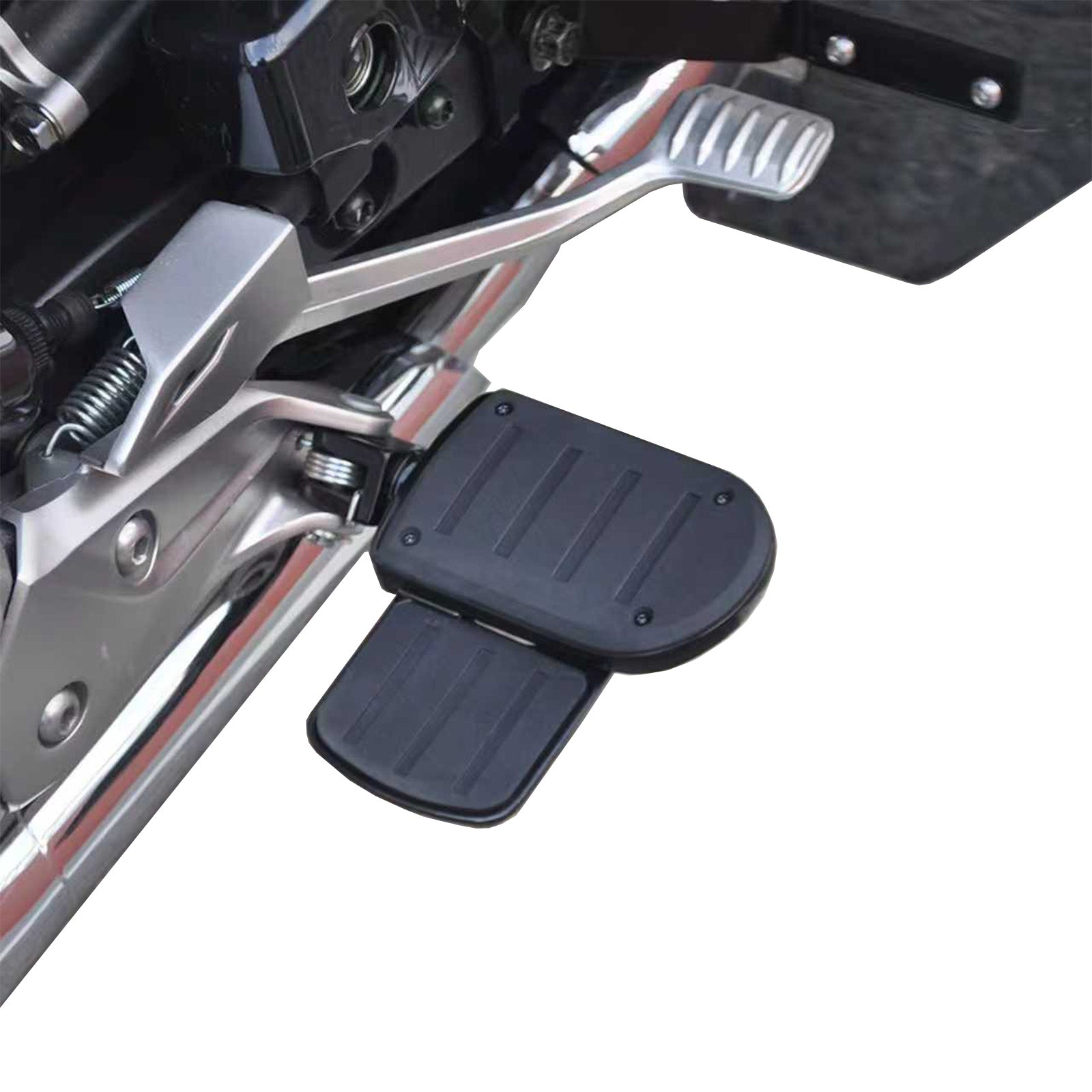 Panical Adjustable Motorcycle Front Footrest Driver Footrest Footrest for Honda BMW Indian Harley