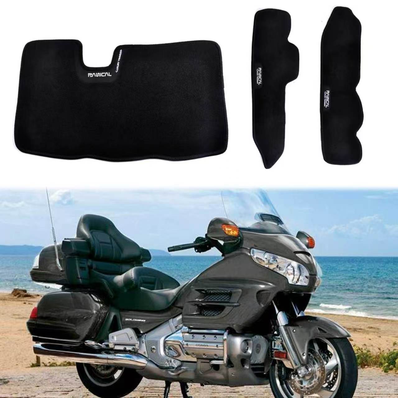 PANICAL motorcycle rear suitcase mat for Honda GoldWing GL1800 12-17 Side box mat Saddle cushion Storage box mat accessories