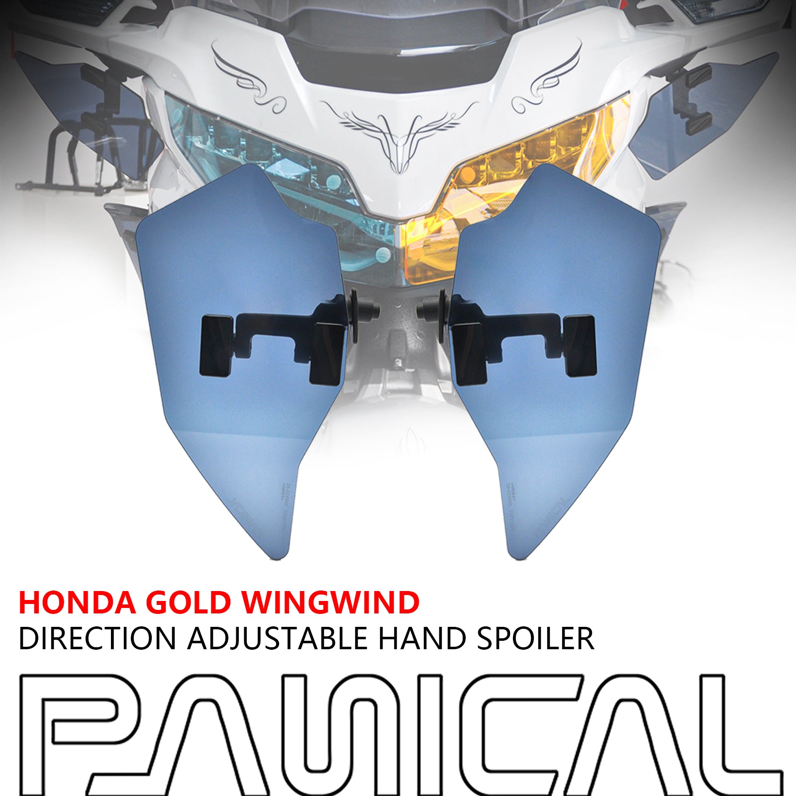 PANICAL goldwing for Honda Goldwing GL1800 DCT F6B 2018-2026 Motorcycle air deflector Side spoiler PMMA Windshield accessories